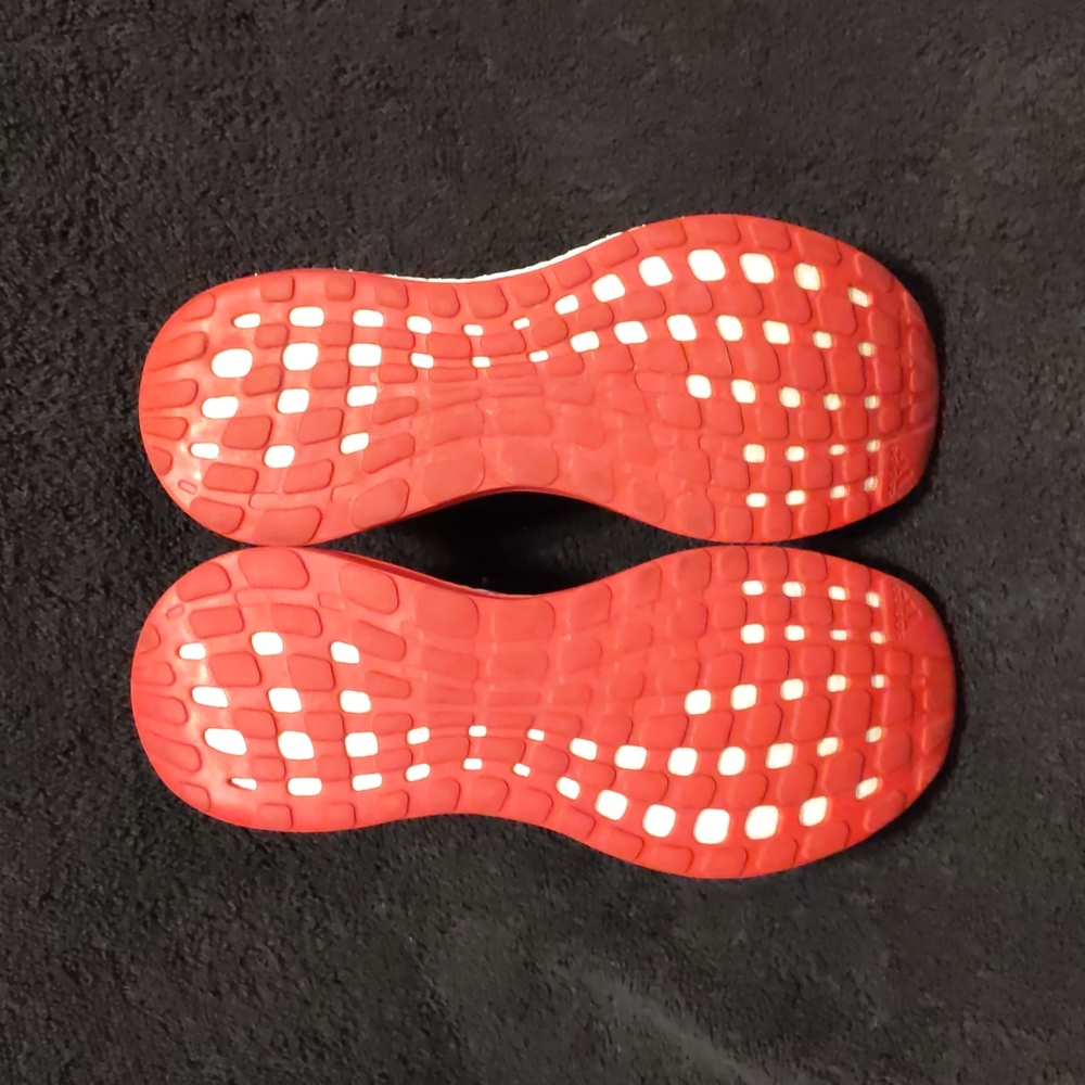 adidas Pure Boost X “Power Red” Floral Workout Running Shoes - Picture 10 of 11